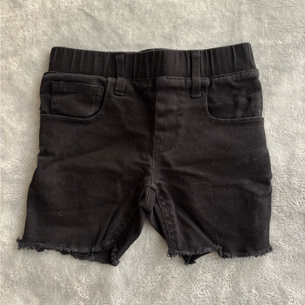 Hudson Jeans Black Kids Shorts
